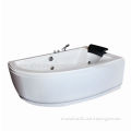 20% off corner installation single bath tub, bathtub with massage function M-2009